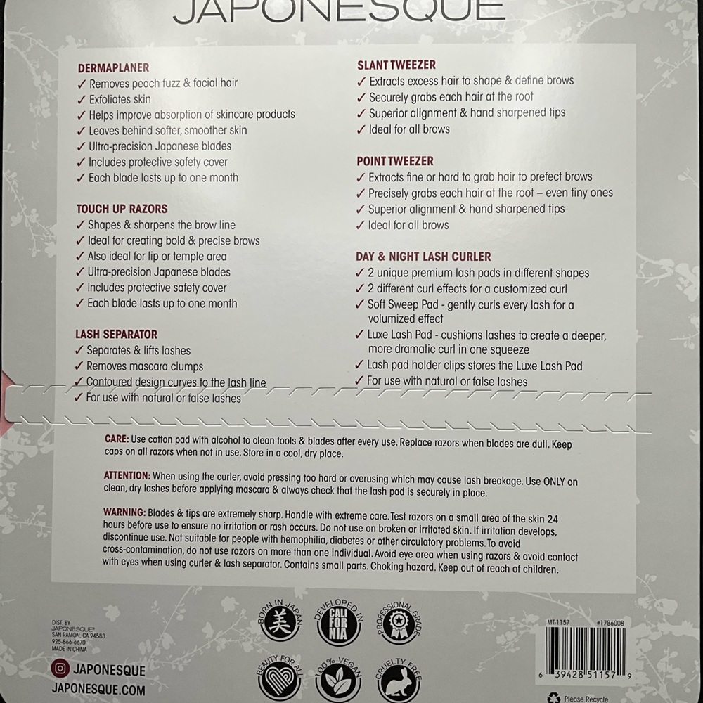 JAPONESQUE Flawless Face Kit - Pink - Picture 5 of 5
